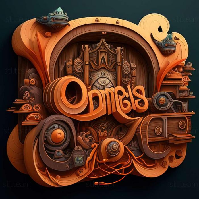 3D model Chaos on Deponia game (STL)